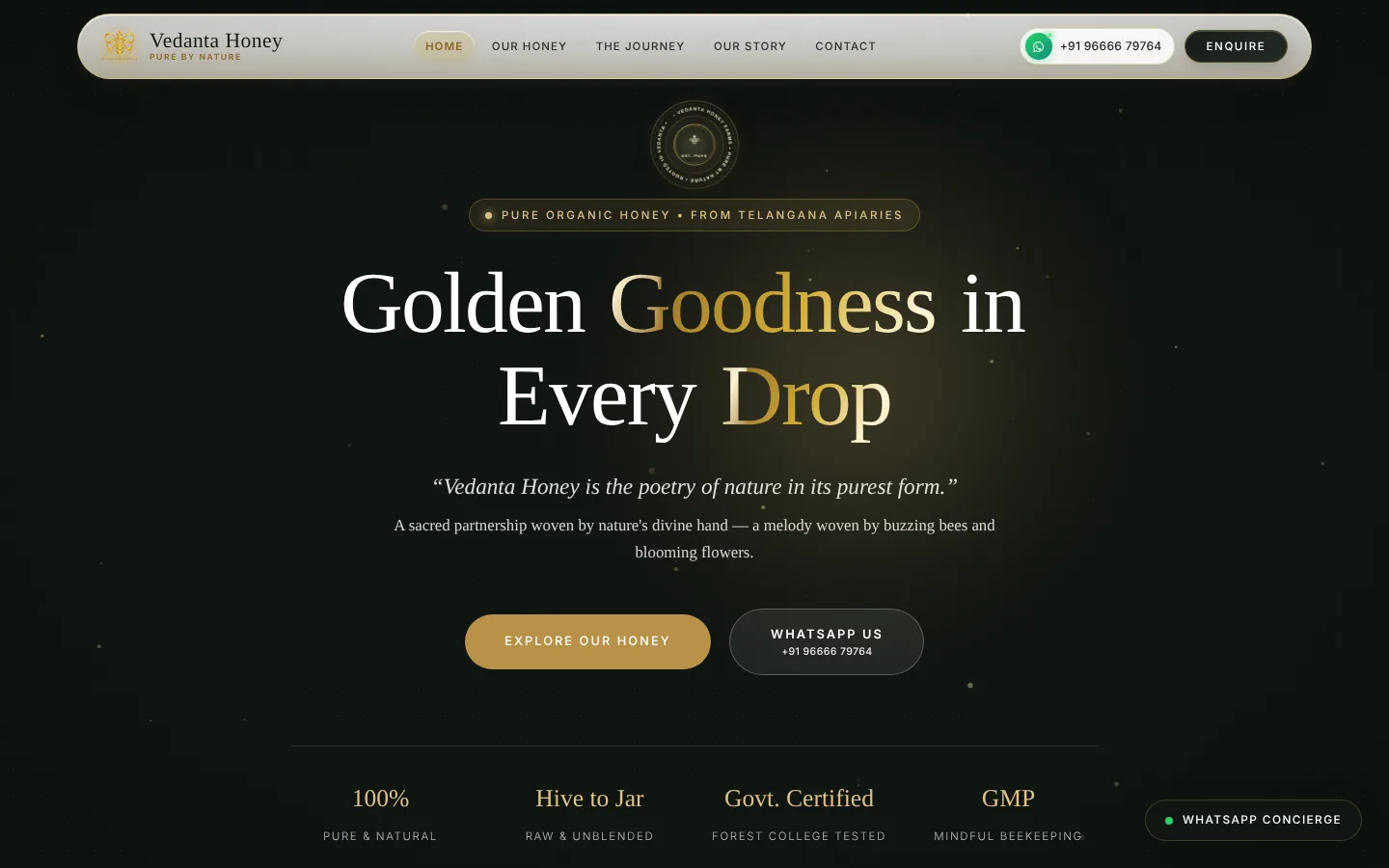 Vedanta Honey preview